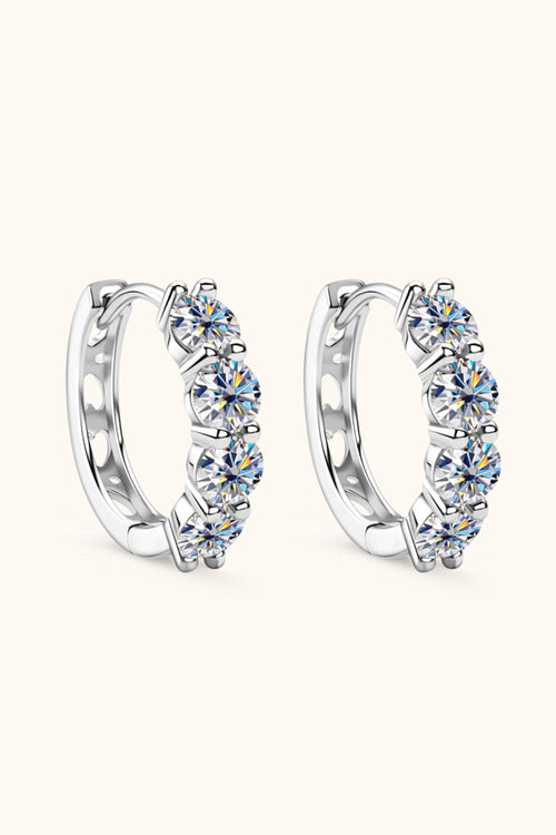 2.4 Carat Sparkala™ Huggie Earrings